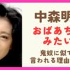 中森明菜はおばあちゃんみたい？鬼奴に似てると言われる理由も調査！