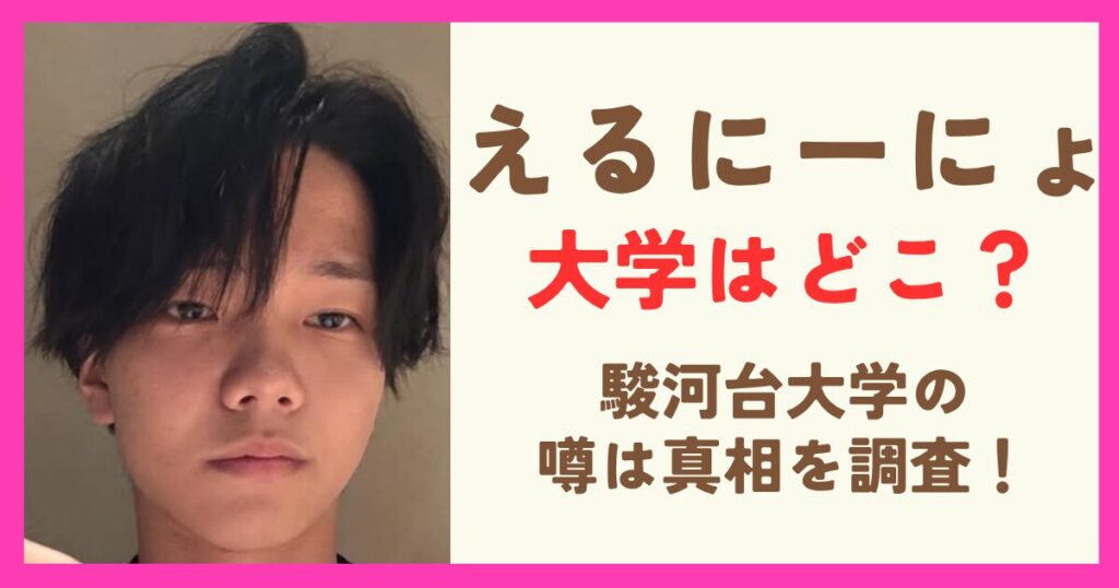 えるにーにょの大学はどこ？駿河台大学の噂は本当なのか検証！