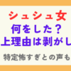 シュシュ女の炎上理由は剥がし？何をしたのか徹底調査！特定怖すぎとの声も